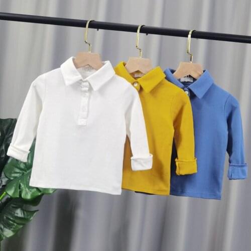 2021 New Kids Boy Girls Classic Pure Shirt Summer Short Shirts Tops Tee 5 Color Clothes Causal Shirt