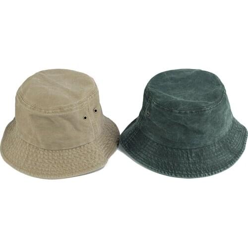Solid Color Casual Panama Bucket Hat Autumn Cap Women Men Outdoor Fishermans Hat Sun Visor Jungle Hats Casquette