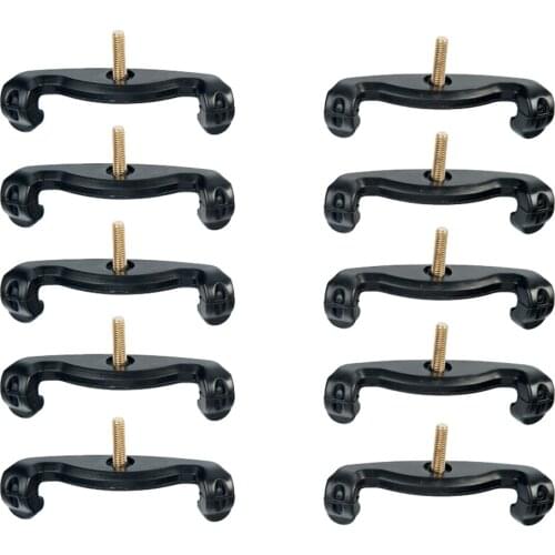 Plastic Violin Shoulder Rest Metal Screw Musical Instrument Parts for Violin