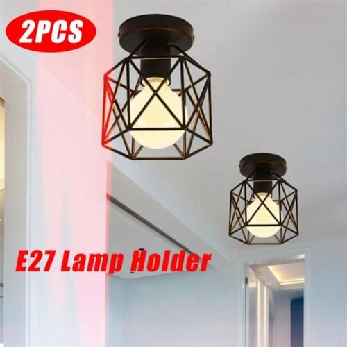 Nordic Style Vintage Ceiling Chandelier Ceiling Lamp Holder Home Indoor Lighting Living Room Bedroom Decor Lamp Ceiling Lights