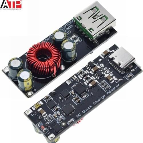 QC4.0 QC3.0 USB Type-C Mobile Phone Quick Charge Adapter 6 -35V Step Down Buck Boost Module for Huawei SCP/FCP Apple PD Qualcomm