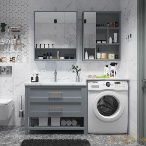 Roller Washing Machine Combined Toilet All-in-one Floor-to-ceiling Home Furniture Bathroom Furniture Bathroom Cabinets