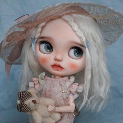 Pink Doll Dress Skirt for Blythe or 1/6 BJD Doll Accessories,Fashion Doll Clothes Blythe Outfit clothes,Clothes for barbie