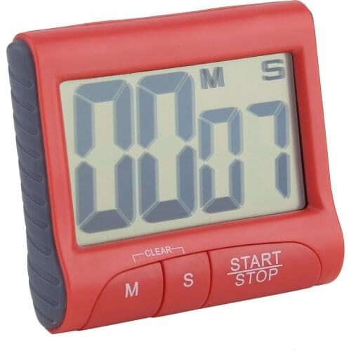 Super Deal Large LCD Digital Kitchen Timer Count-Down Up Clock Loud Alarm Up to 99 Minutes And 59 Seconds Loud Alarm