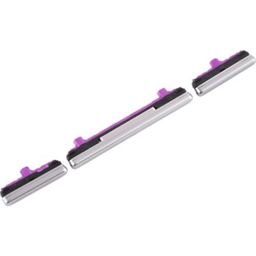 10 Set Side Keys Volume and Power Buttom Replacement for Samsung Galaxy S10 S10 Plus Mobile Phone Spare Parts