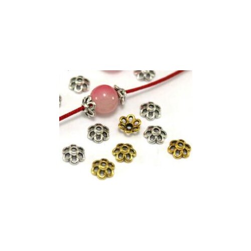 100pcs/lot Tibetan Silver petal Metal Loose Spacer Bead Caps For Diy Jewelry Making Finding Necklace Accessories Wholesale fdts4