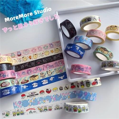 2pcs/lot New Styles Washi Tape Cute Decorative Adhesive Tape DIY Masking Tape For Stickers Scrapbooking School Stationery Tape