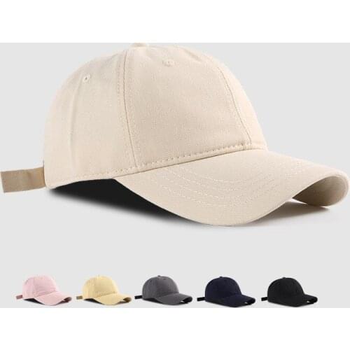 2021 Spring Summer solid cotton Casquette Baseball Cap Adjustable Snapback Hats for men and women 28
