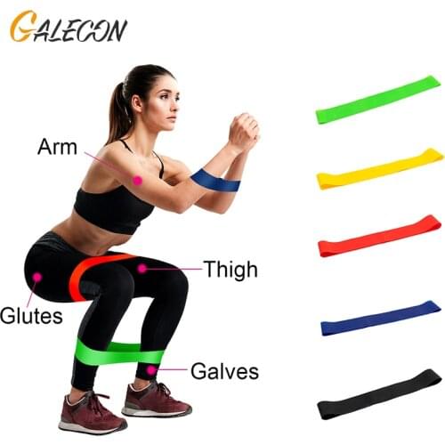 5pic/10pic Yoga Elastic Band Fitness Resistance Band Training Band Pilates Gym Exercise Crossfit Yoga Squat Resistance Band