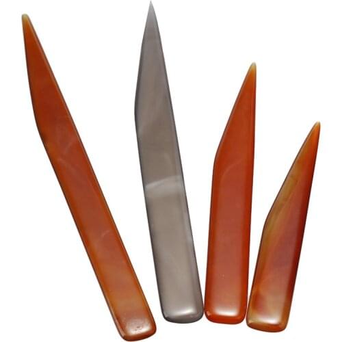 Agate Knife Burnisher Professional Ring Sizer Handmade Jewelry Polishing Tools DIY Jewelry Making Accessories