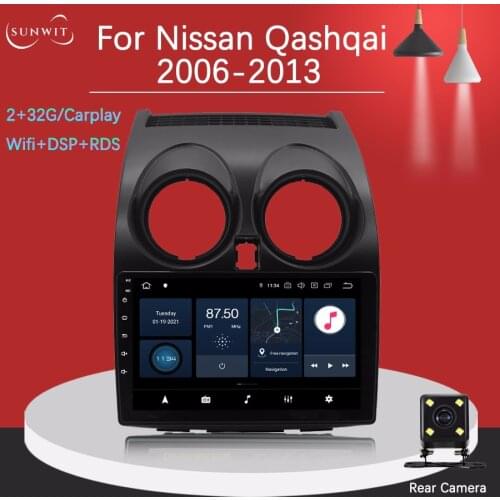 PX30 Android Autoradio for Nissan Qashqai 2006-2013 Car Radio Bluetooth Car Stereo Multimedia Video Player GPS Navigator Carplay