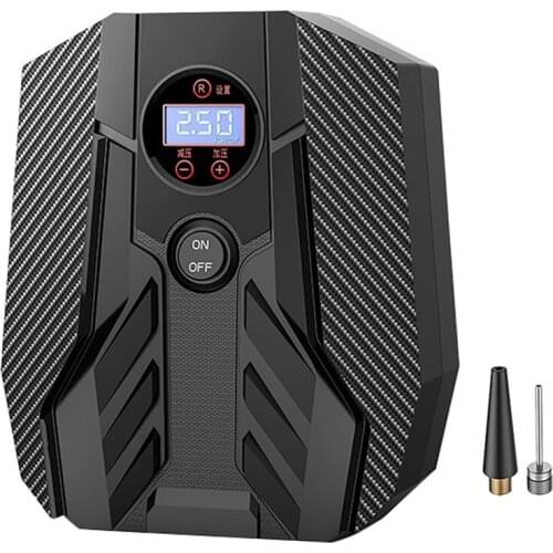 Car Motorcycle Air Compressor DC 12V Tire Inflator Air Pump 150 PSI Auto Air Pump with LED Light