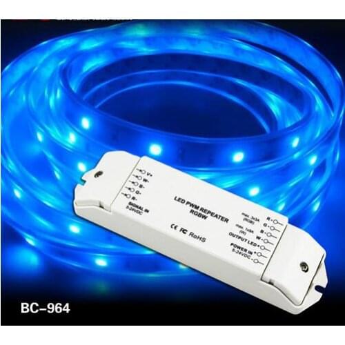 BC-964 RGBW LED power repeater high Frequency 4 channels constant voltage pwm rgbw led amplifier