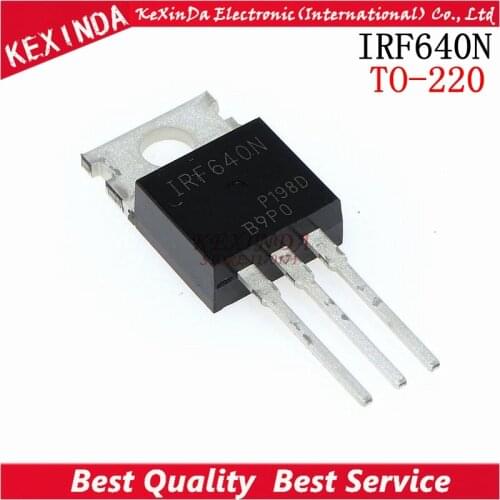 Free Shipping 100pcs/lot IRF640 IRF640N IRF640NPBF Power MOSFET TO-220 new and original