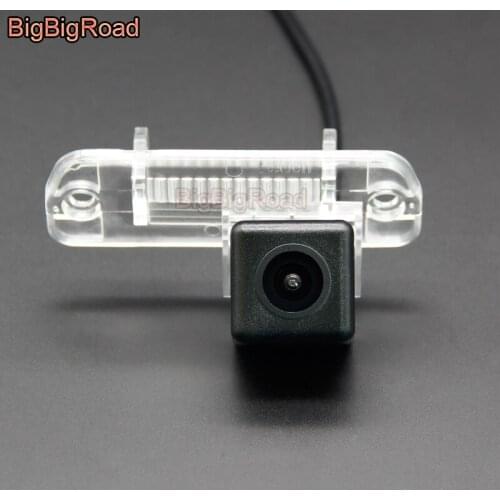 BigBigRoad Wireless Rear View Parking Camera HD Color Image For Mercedes Benz M ML W164 ML450 ML300 ML250 GL X164 CL W215 C215