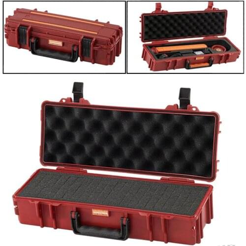 40x16x9.5cm Portable Safety Equipment instrument Case plastic tool box Outdoor Protection box with pre-cut foam lining