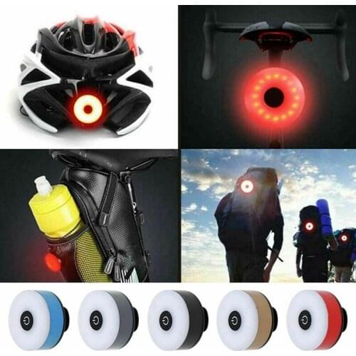Bicycle light USB rechargeable LED waterproof bicycle bicycle light front and rear tail light British safety warning light
