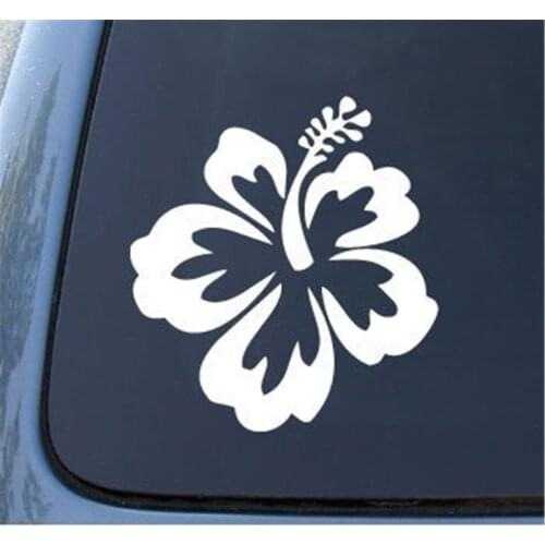 HIBISCUS FLOWER Hawaiian Waterproof Fashion Funny Peeking Monster Sticker vinyl decal decorate sticker pvc vinyl sticker