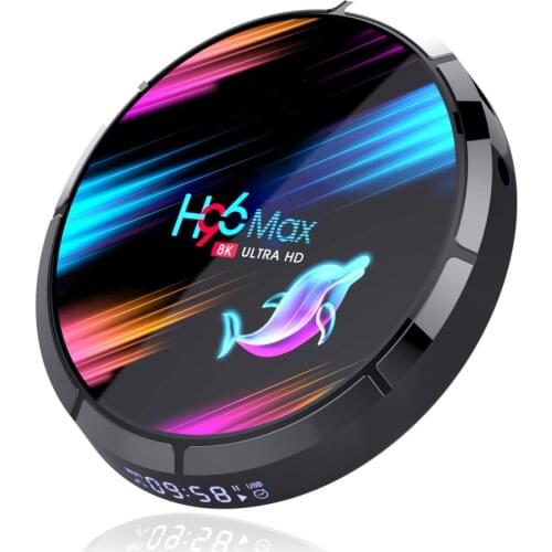 H96 MAX X3 8K Android 9.0 Smart TV Box Amlogic S905X3 128GB Quad core 2.4/5G Dual Wifi Google Player Netflix Youtube Set top box