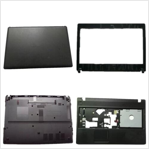 Laptop Keyboard LCD Top Back Cover Upper Case Shell Bottom Case For ACER For Aspire V3-571 V3-571G Black