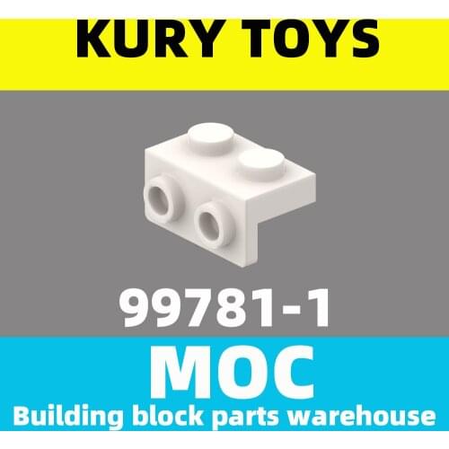 Kury Toys DIY MOC For 99781 Building block parts For Bracket 1 x 2 - 1 x 2 For Modified Plate