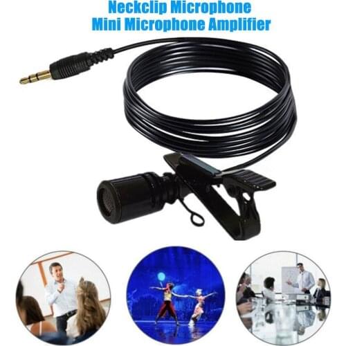 Mini Lapel Clip On Microphone Speech Teaching Sound Amplifier for Phone Laptop Portable Megaphone Radio Mic
