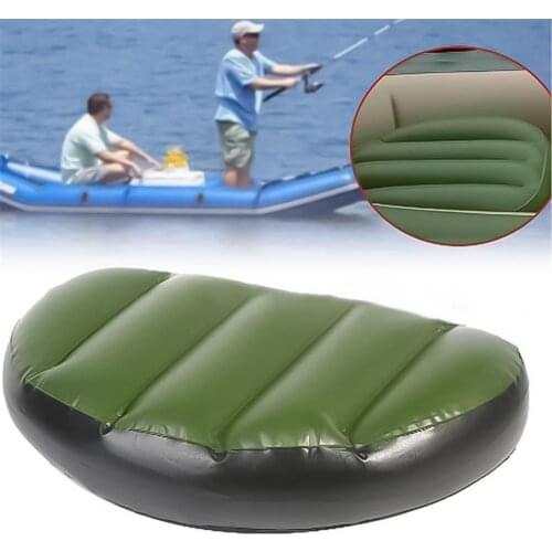 Inflatable Seat Waterproof Fishing Boat Seat Pillow Air Mat Durable Outdoor Fishing Boat Kayak Cushion Kayak Boat Accessories