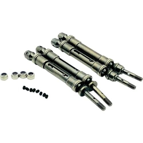 Front & Rear Metal Drive Shaft 115mm 140mm for Traxxas Slash 4X4 Slash Rustler VXL Stampede 4X4 VXL 1/10 RC Car