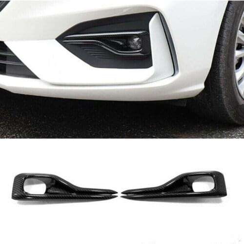 Car Front Fog Light Cover Trim Head Fog Light Lamp Frame for Ford Focus 2019 2020 St-line Exterior Accessories