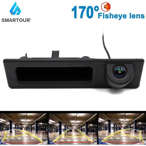 Trunk Handle 1080P Fisheye Car Rear View Camera For BMW 2 3 5 7 Series X1 X3 X4 X5 F30 F32 F36 F10 F11 F25 F48 Parking Reverse