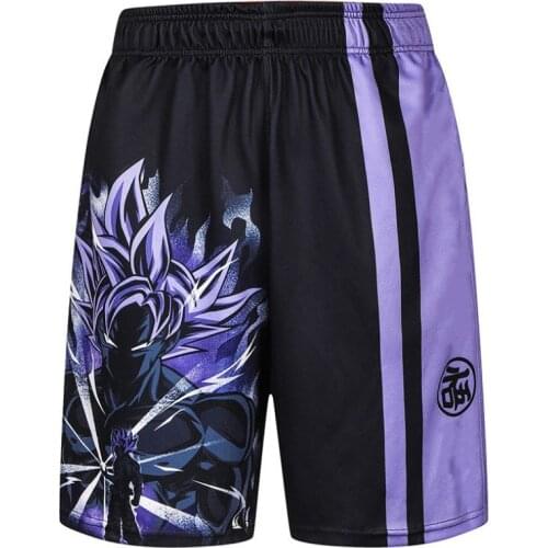 2021 Summer New Mens Cartoons Printing Casual Loose Beach Shorts Basketball Running Fitness Sports Pants Breathable