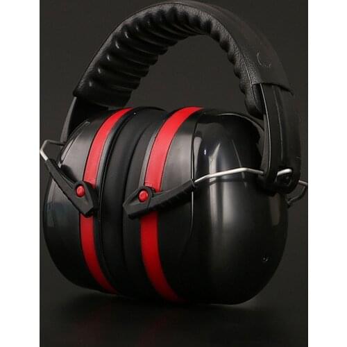 SNR 35dB Noise Reduction Safety Ear Muffs Hearing Protection Soft Foam For kids Adults Shooting Safety Construction Studying