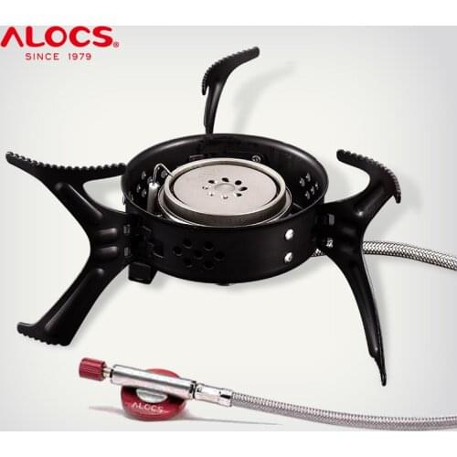 ALOCS CS-G04PRO Compact Foldable Portable 3500W Camping Cooking Gas Stove Burner for Outdoor Backpacking Hiking Camping Furnace