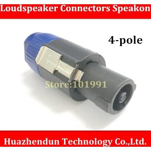 High Quality New Type Product 3PCS/LOT NL4FX-POS Loudspeaker Connectors Speakon 4 pole Skin Pack Audio Speaker Connectors