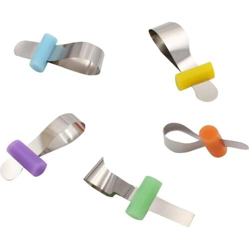 20pcs/box Dental Forming Sheet Orthodontic Sectional Contoured Metal Matrices with Positioning Dentist Matrix for Adult/Children