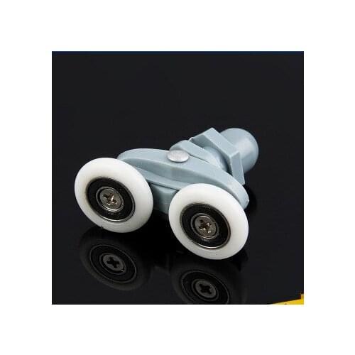 8 Double twin shower door rollers wheels runners pulley pulleys 19/20/23/25/26/27mm Wheels Bathroom Door Runners Sliders Wheels