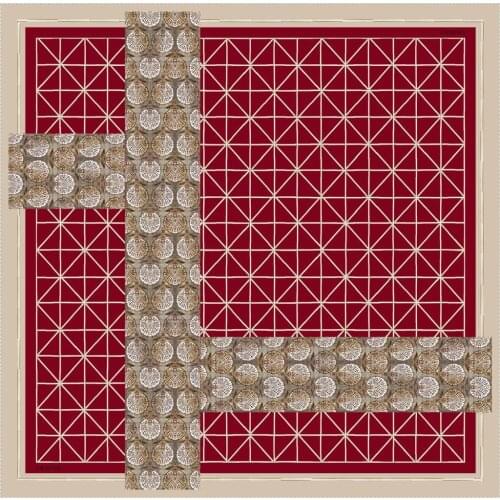 ARMİNE DJ SURA PURE SILK SCARF 8313D (S) - RENK-07