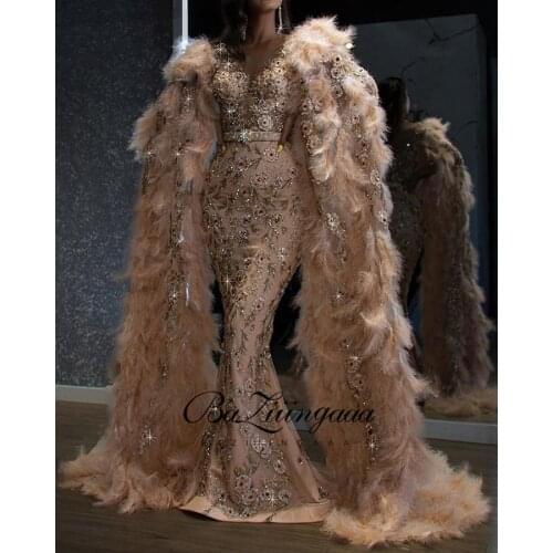 BAZIIINGAAA Luxury Woman Cocktail Dress Beaded Sequins Long Elegant Night Cocktail Party Formal Dresses for Wedding Plus Size