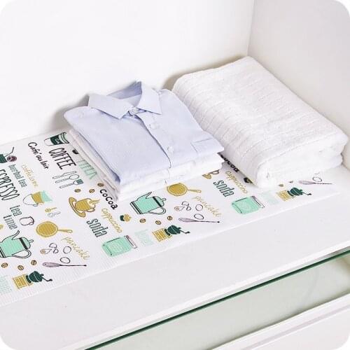 1 Pcs Cabinets Pad Mat Paper Waterproof Cartoon For Wardrobe Home Kitchen Shoes B88