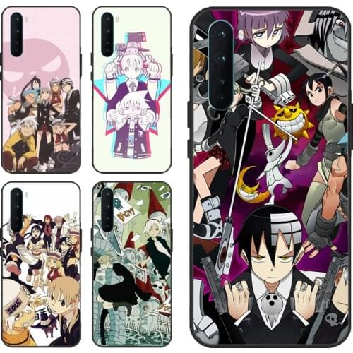 Anime Soul Eater Poster Case For Oneplus 8 9 Pro 8T Nord 9R Cover For OPPO Realme GT Neo C3 C11 C21 Q3 6 7 8 Pro