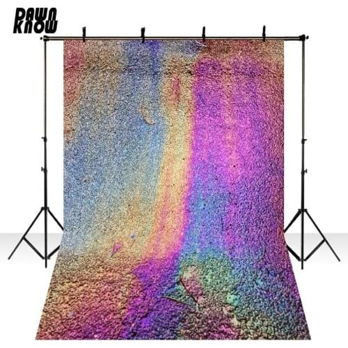 DAWNKNOW Colorful Concrete Texture Photography Background Wedding Photocall Backdrops Children Photo Studio lv1403