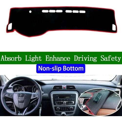 For JAC T6 T8 2016 2017 2018 Non-slip Bottom Dashboard Cover Car Decals Car Stickers Interior Car Accessories