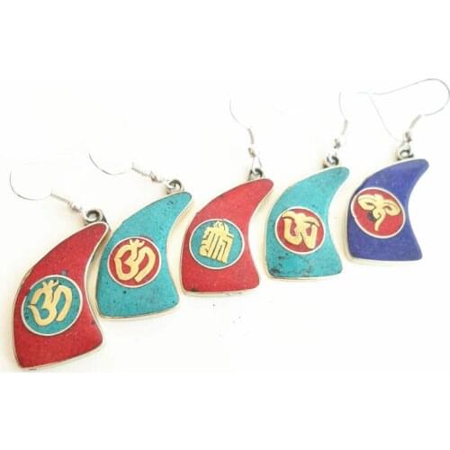 E141 Indian Vintage Earrrings Lovely Drop Water Vintage for girls