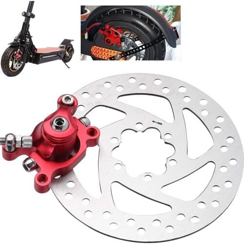 Electric Scooter Wire Pull Hydraulic Disc Brake Caliper MTB G3 Rotor Front And Rear Brake Caliper 110/120mm Six-hole Brake Pad