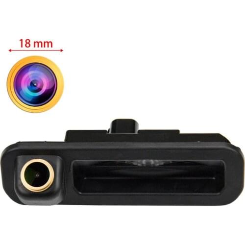 HD Rear View Night Vision Backup Reverse Camera for Ford Focus SE Focus ST Focus 2 Focus 3 B-Max Bmax 2012-2014 Golden Camera