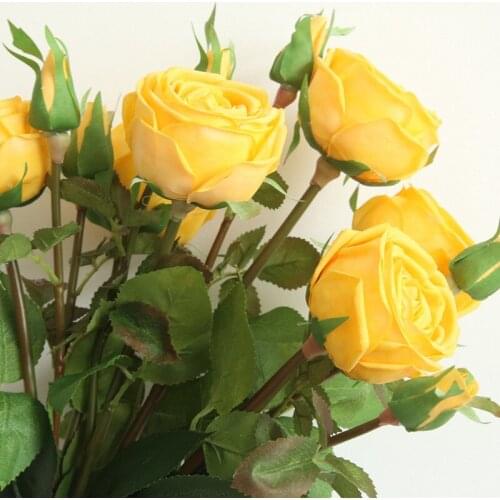 Artificial Flowers Real Touch Moisturizing Heart Rose Flower Photography Party Wedding Road Lead Flower Home Soft Wall Decoratio