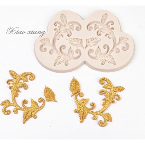 Lace Flower Silicone Molds For Baking Wedding Cupcake Fondant Cake Decorating Tools Candy Clay Chocolate Gumpaste Moulds M1199