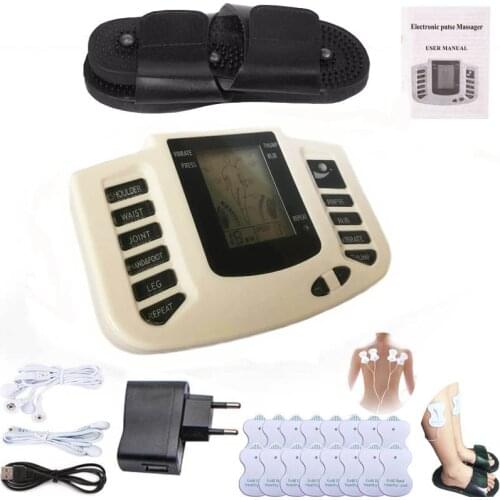 Electric Body Tens Muscle Massager Slimming Pad Acupuncture Therapy Foot Neck Back Relaxing Health Care Massage Machine Device