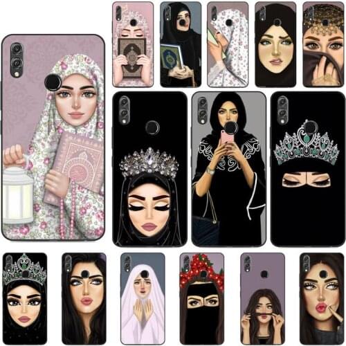 Yinuoda Muslim Islamic Arabic Hijab Face Gril Eyes Koran Soft Phone Case For Huawei Honor 8X 8A 9 10 20 Lite 30Pro 7C 7A 10i 20i