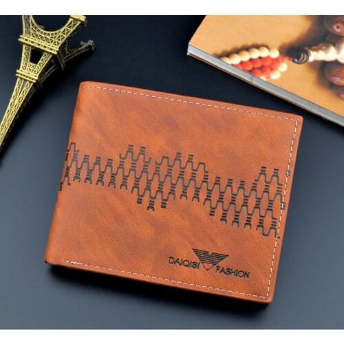 Men Wallets Fashion Mens Wallet with Coin Bag Zipper long Money Purses Dollar Slim Purse Money Clip Wallet Buckle wholesale 604